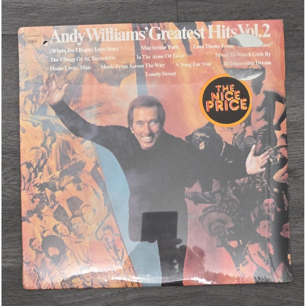 Andy Williams Greatest Hits Vol. 2 Vinyl LP - New‎ & Factory Sealed - 1973 Press